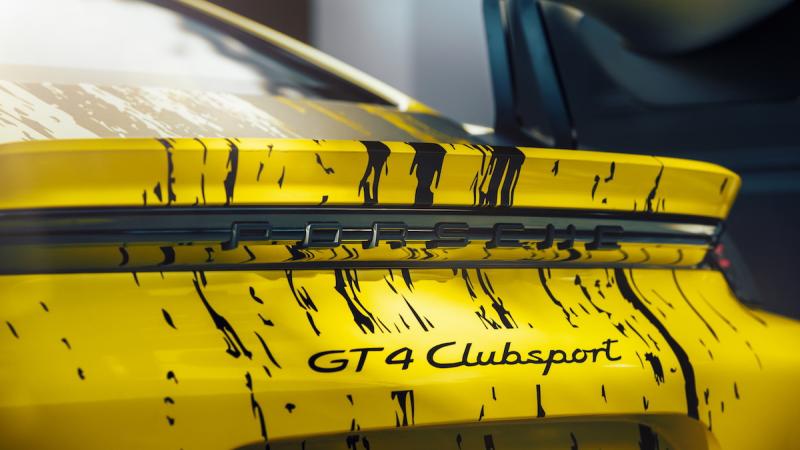 Porsche 718 Cayman GT4 Clubsport | les photos officielles